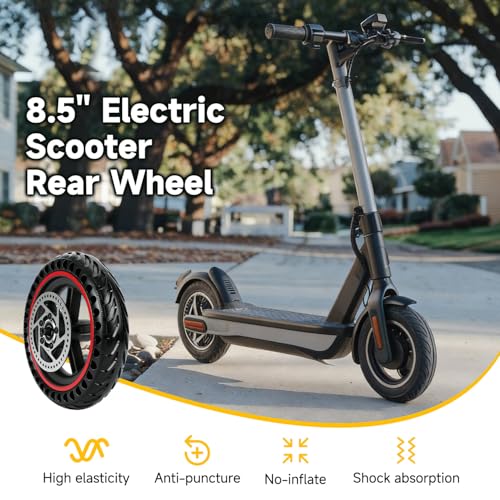 8.5 Inch Electric Scooter Wheel with Rim and Honeycomb Tire Replacement for Gotrax M365 XR