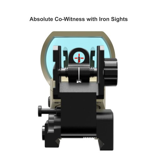 Feyachi RS-61 Reflex Sight, Multiple Reticle System Red Dot Sight with Picatinny Rail Mount