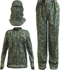 HECS Lightweight Deer Hunting Camo Suit Set - Everywhere Green, Large