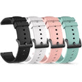 22mm Silicone Strap for Spade Co Health Smartwatch 4, IBESI VWY27, Amzhero/VRPEFIT/Quican/Faweio/Fitpolo IDW13, zakotu/Jugeman Y66, WeurGhy/Kuizil T70, SAIKATI/SOUYIE IDW28, Tensky GTX12, Gydom LW51 Smart Watch Bands (4 Pack B)