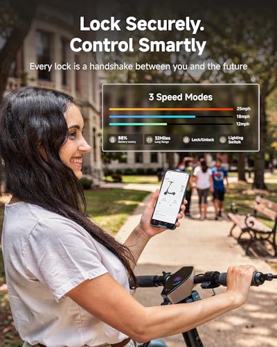 ECOROAD Black 750W Electric Scooter for Adults 25 MPH 35 Miles Range