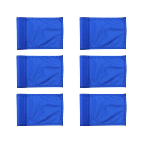DONGKER Golf Flags,6 PCS 400D Nylon Waterproof Golf Pin Flags for Indoor Outdoor Practice