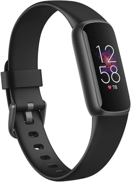 Fitbit Luxe Fitness Tracker - Stress Management & Sleep Tracking - Black/Graphite, One Size (S & L Bands Included)