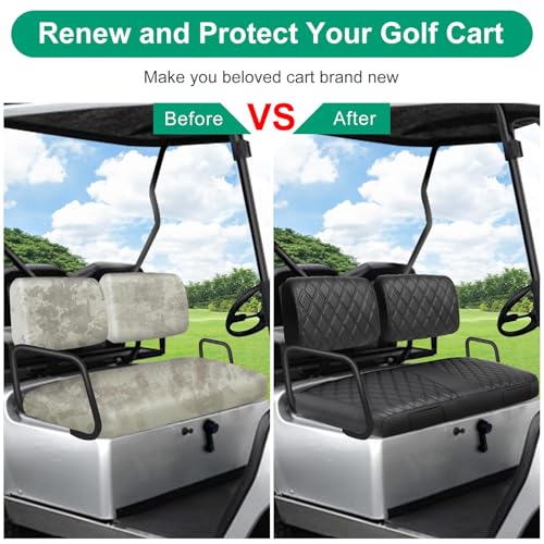 Golf Cart Seat Cover for Yamaha G2-G22 OEM Front Seat - No-Staple, Variants of THIS Listing
