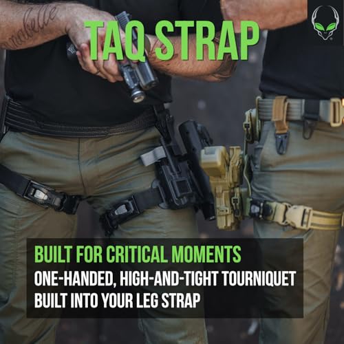 Alien Gear TAQ-Strap Tactical Leg Tourniquet for Military & Medical Use