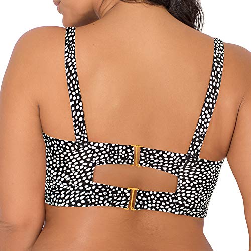 Plus-Size Supportive Underwire Bikini Top 36DDD - Fresh Water Pearl Variation