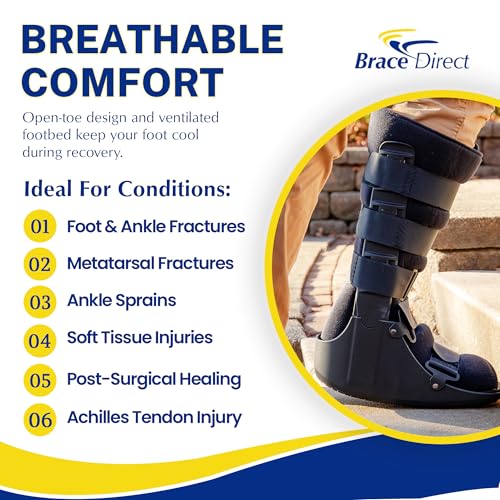 Brace Direct Tall CAM Walking Boot M - Orthopedic Foot & Ankle Support