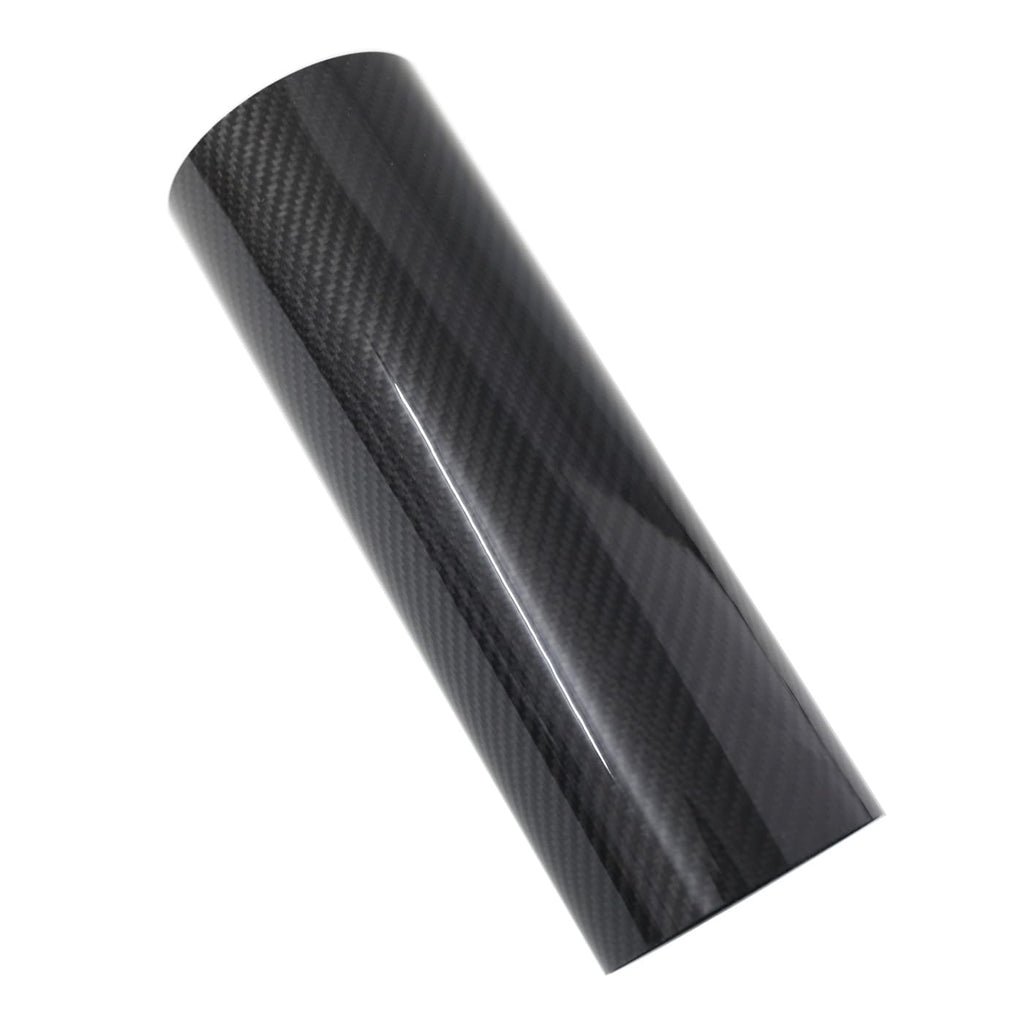 KRD PERFORMANCE 102mm (4") OD Straight Carbon Fiber Tube, 4 Inch Outer diameter, Length 300mm (11.8"), 1.5mm Thickness, 3K Twill Real Carbon Fiber Pipe
