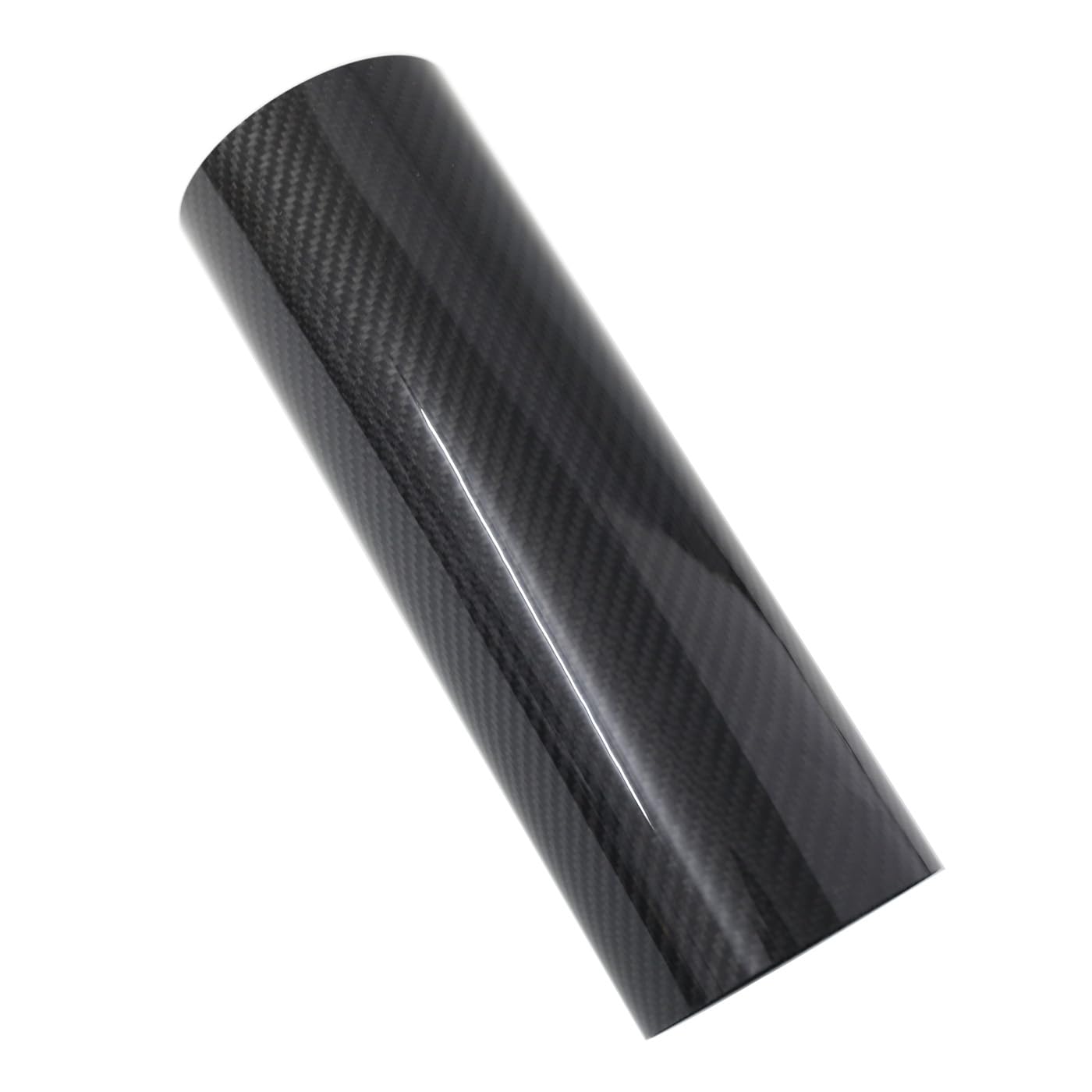 KRD PERFORMANCE 102mm (4") OD Straight Carbon Fiber Tube, 4 Inch Outer diameter, Length 300mm (11.8"), 1.5mm Thickness, 3K Twill Real Carbon Fiber Pipe
