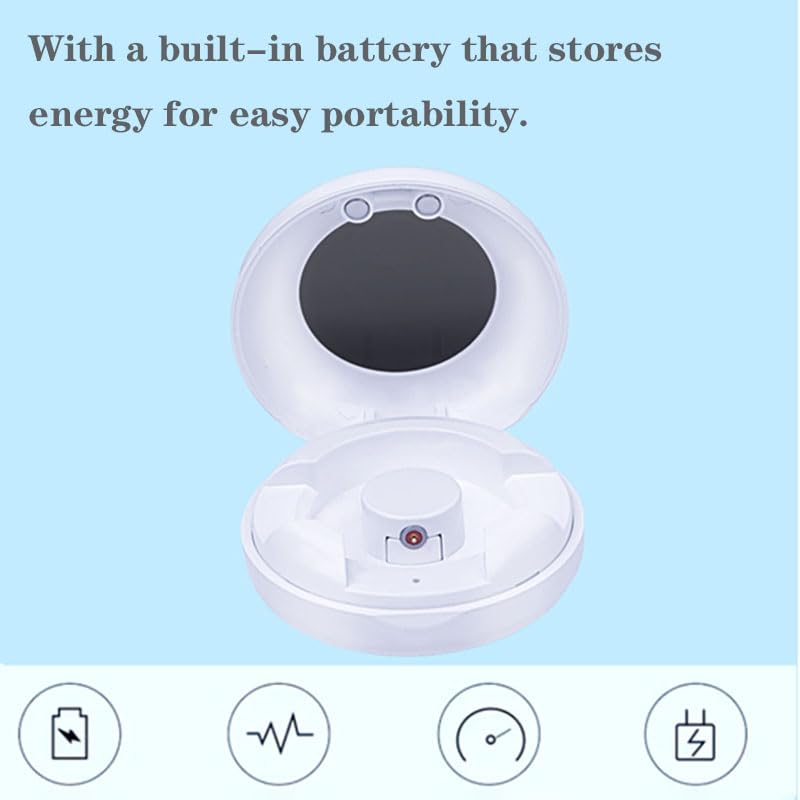 Xininyia For R02 R03 R06 R08 R09 R10 R11 R11M SR11M R12 BJ02 SRC01 SRC10 Smart Ring Charger Charging Case Portable Magnetic Charging box(Not Wireless Charging!)