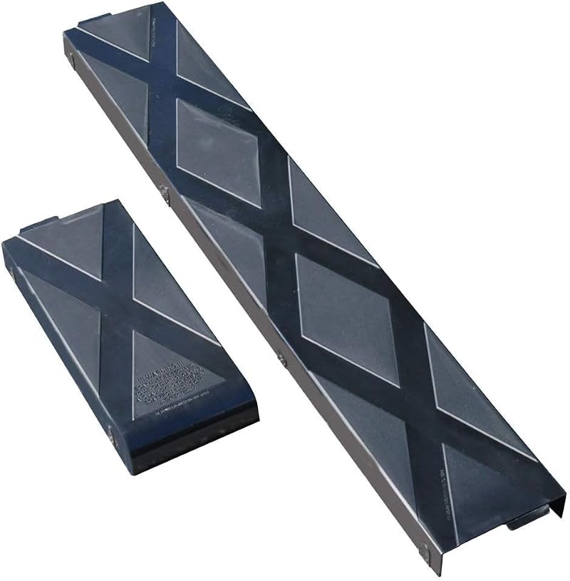 Modular Marine Bunk Guide-On Kit - Black for 2x6 Wooden Bunks, Boat Trailer