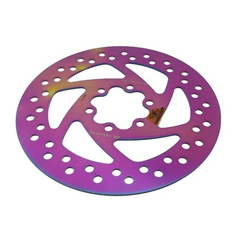145MM Colorful Disc Brake For Kaabo Wolf Warrior Electric Scooter Brake Disc Skateboard Spare Parts (145mm Colorful)