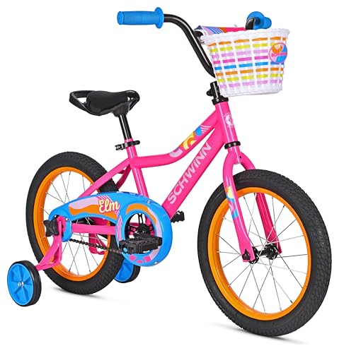 16-Inch Kids Bike with Training Wheels - Safe, Adjustable, Quick Assembly