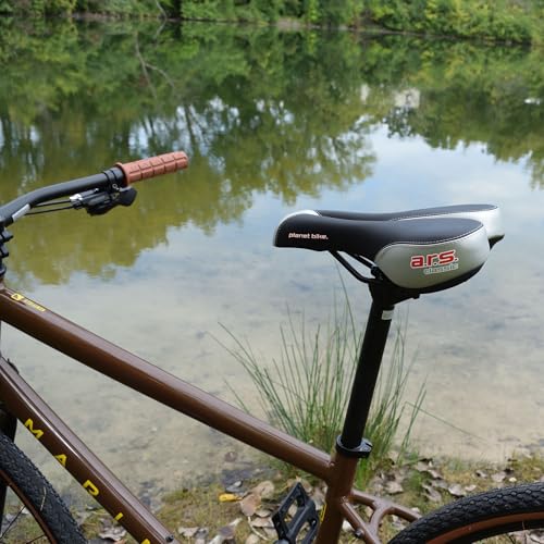 Planet Bike A.R.S. Classic bike seat - men's (black & silver)
