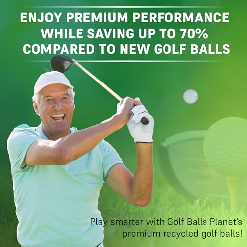 Used Assorted Golf Balls 100 Pack - 3A/4A Quality, Recycled Golf Balls