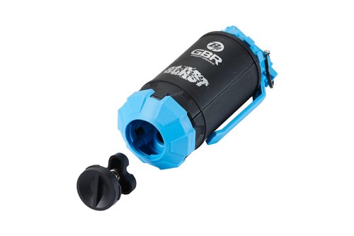 Lancer Tactical - GBR Outdoor 130 Round Spring Powered ABS BB Impact Shower for Airsoft, Pack of 2 - Blue