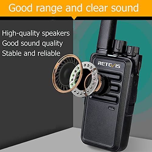 Retevis RT68 Walkie Talkies with USB Charger 4 Pack for Adults & Kids