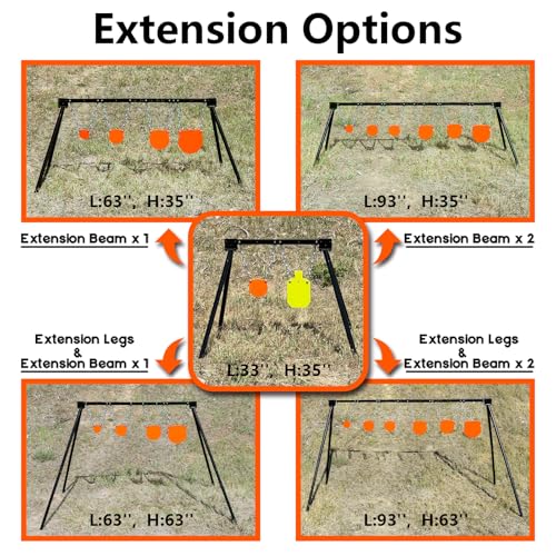 Highwild A- Target Stand for AR500 Steel Shooting Targets - Outdoor Range Equipment