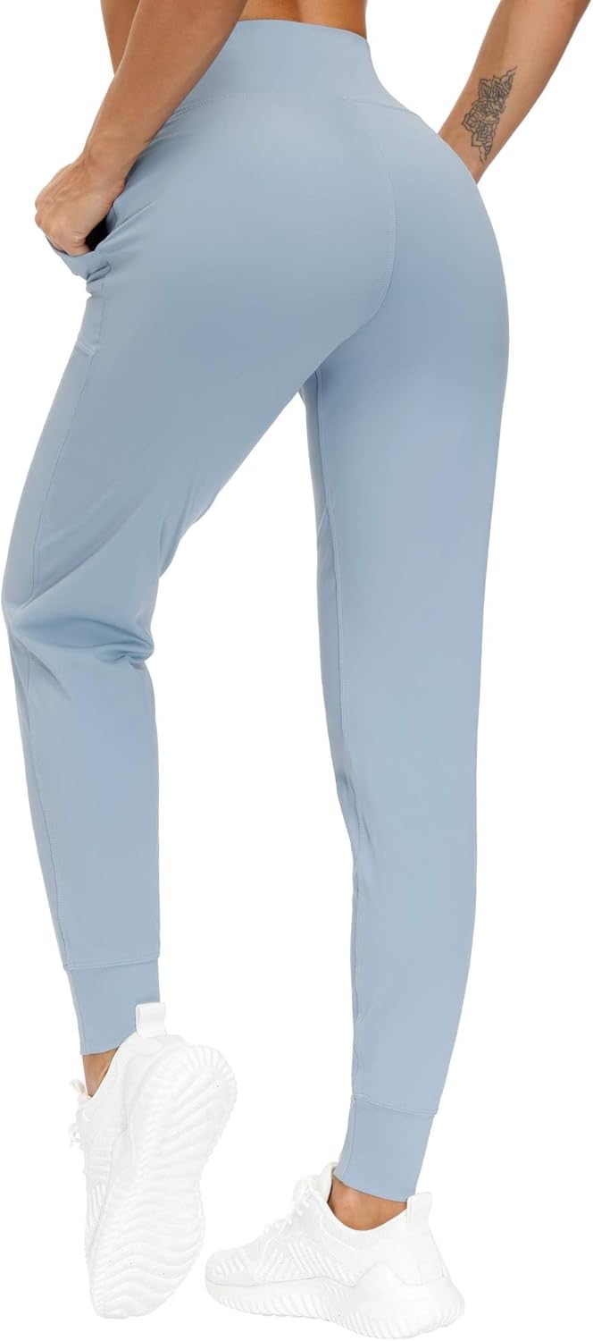 The Gym People Women's Joggers - Lightweight Athletic Pants for Yoga, Running & Workouts