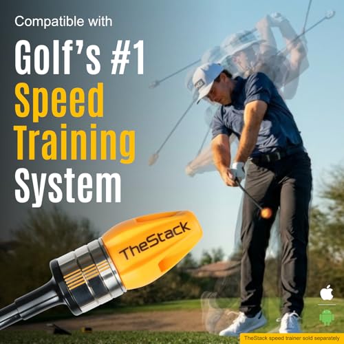 TheStack Radar Portable Golf Launch Monitor with Swing & Ball Speed Tracking