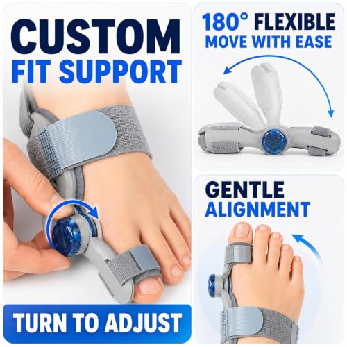 Bunion Corrector Kit with Toe Separator Arch Support Hot Cold Gel Pad - Variation 2