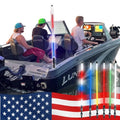 4ft Marine Boat Navigation LED Lights with Show Modes - Coast Guard Approved