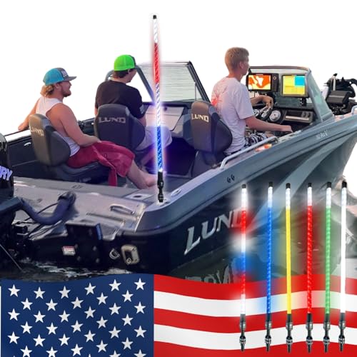 4ft Marine Boat Navigation LED Lights with Show Modes - Coast Guard Approved
