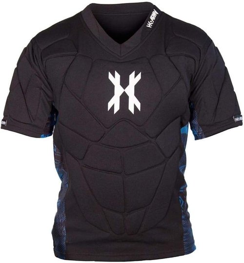 HK Army Crash Chest Protector - Lightweight High-Impact Safety Armor Vest for Paintball & Airsoft - Black, XS/S