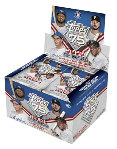 2026 Topps Series 2 Baseball Hobby Jumbo Box Collectible Card Set