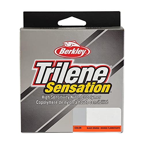Berkley Trilene Sensation 4 lb Monofilament Fishing Line - Blaze Orange, 330 yd