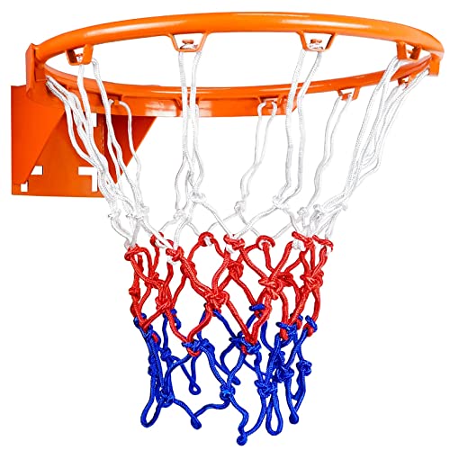 Aoneky Heavy Duty 18mm Solid Steel Basketball Rim - 18 Inch Outdoor Replacement
