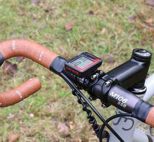 CATEYE Wired Bike Computer – Entry-Level Speedometer and Odometer, Perfect for Beginner Cyclists, Auto Start/Stop, Easy Setup for Road, MTB, Gravel Bikes, 3 Year Battery Life