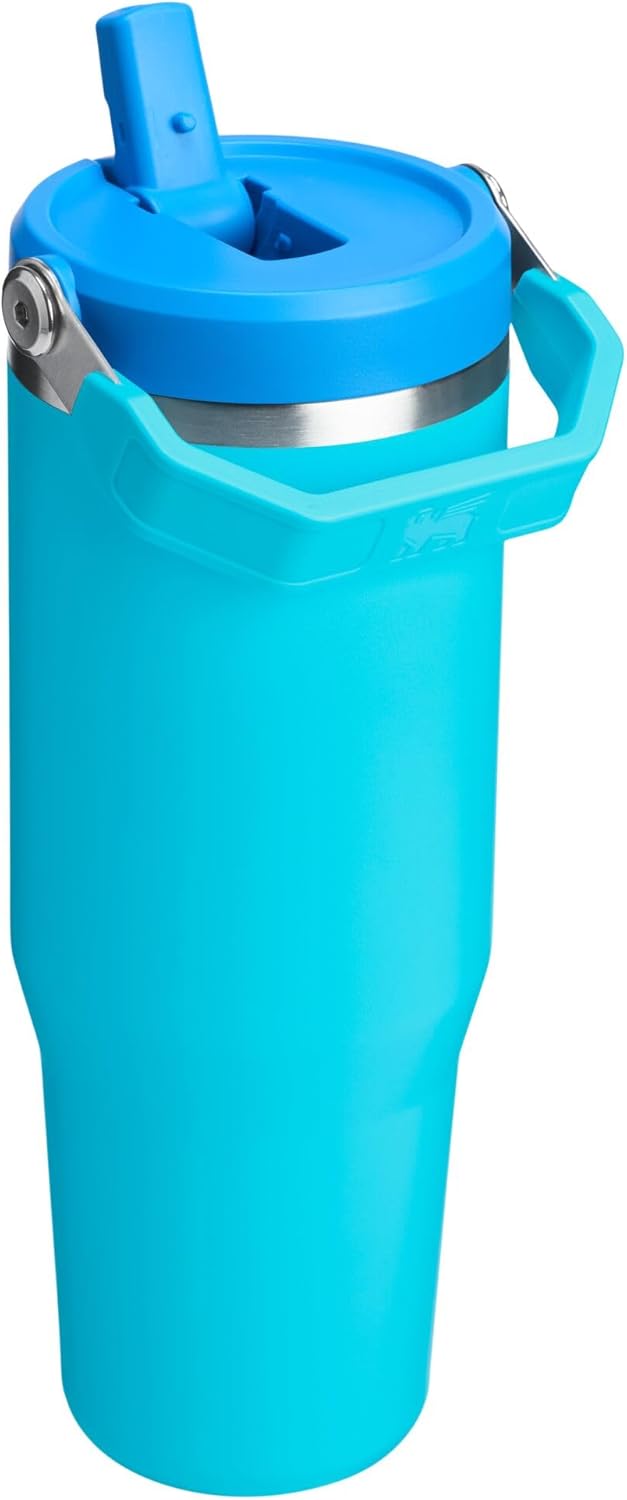 STANLEY IceFlow 2.0 Tumbler - 30 oz Insulated Stainless Steel Water Bottle with Flip Straw & Handle