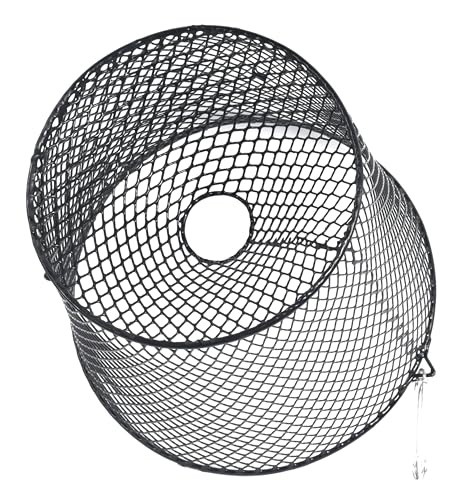 Kraken Supply Co 6-Pack Heavy Duty Crawfish Traps - Collapsible Steel Mesh Bait Nets for Creeks Ponds & Lakes