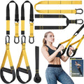 Home Resistance Training Kit with Exercise Straps Handles Door Anchor