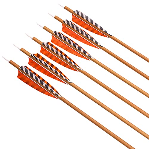 12 Pack Carbon Arrow Shafts 30 Inch Camo Spine 600 for Recurve & Longbows