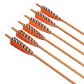 12 Pack Carbon Arrow Shafts 30 Inch Camo Spine 600 for Recurve & Longbows