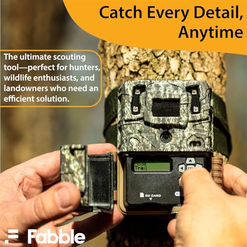 Trail Camera Bundle with 40MP Resolution, 2 Cameras, 32GB SD Cards & Accessories - Black