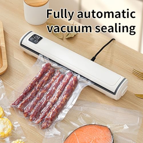 Vacuum Sealer Machine with Automatic One-Touch Sealing — Compact Food Preservation