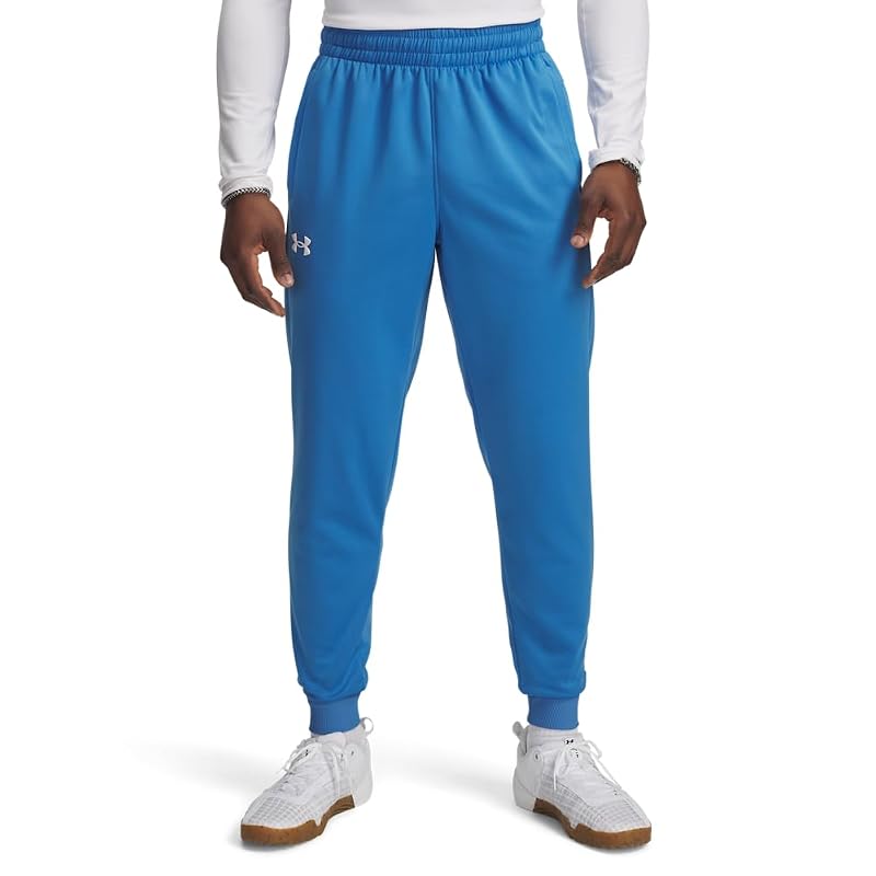 Under Armour Men’s Armour Fleece Joggers - Blue Atlantis / White, Large