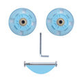 scooter rear wheels, replacement back wheels, light-up rear wheels for kick scooter, PU material-diameter 80mm