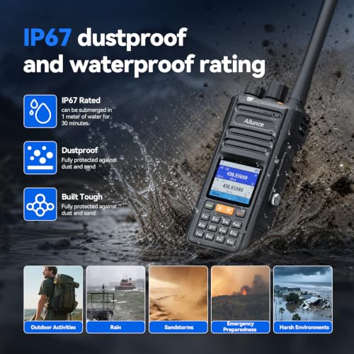 Retevis Ailunce HA2 APRS GPS Ham Radio with Bluetooth & App Control - 1 Pack