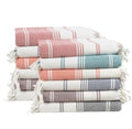 Oversized Beach Towels Pack of 12 - Summer Dozen, 39x71 Inches, Quick-Dry Turkish Style