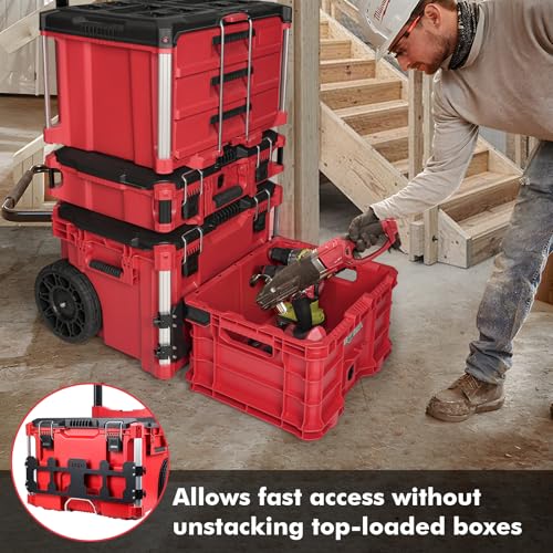 Milwaukee PACKOUT Compatible Mounting Plate Aluminum Tool Box Organizer Bracket