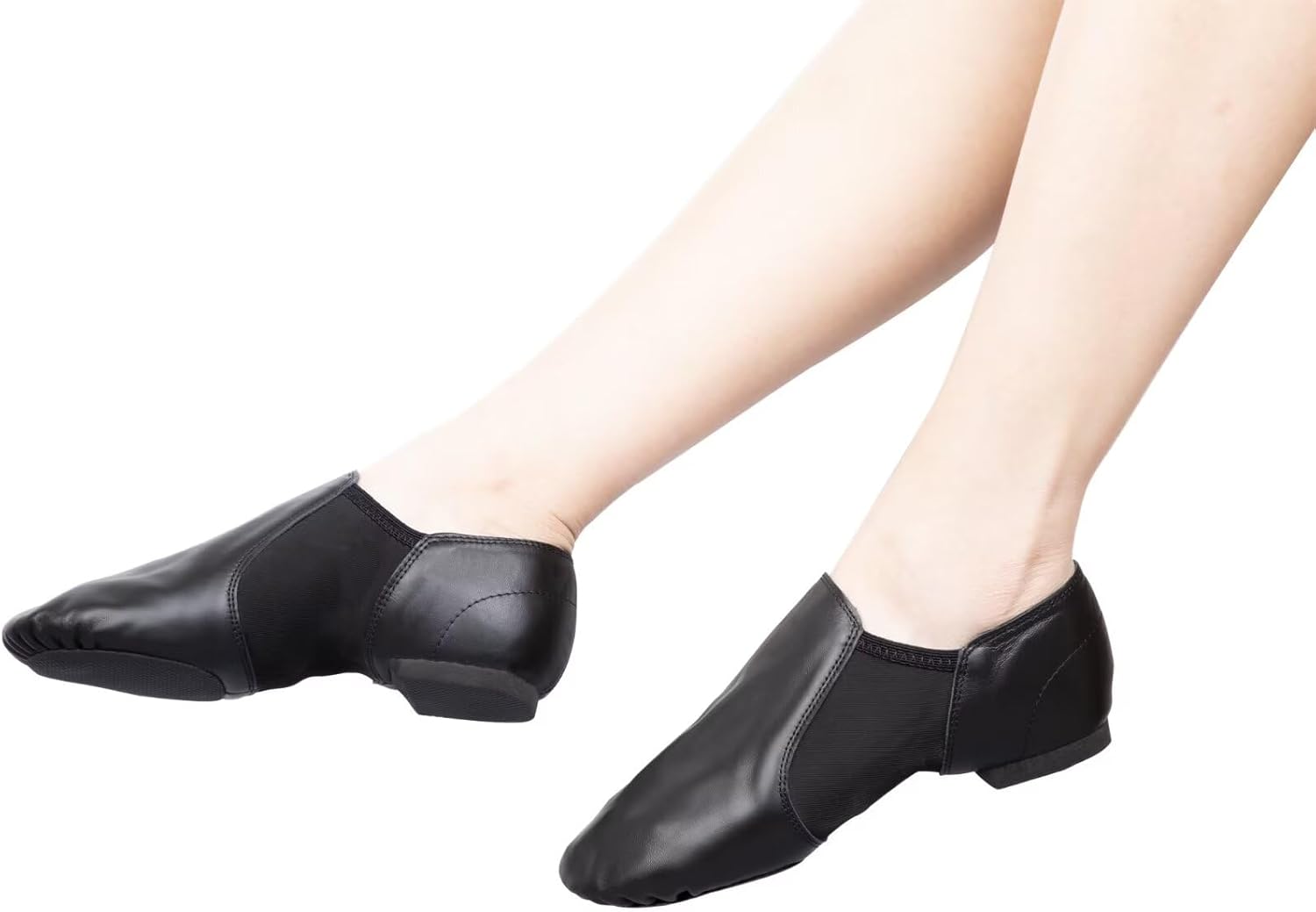 Skiennix Dance Jazz Shoes - Premium Cowhide Leather for Men & Women | Comfortable Fit