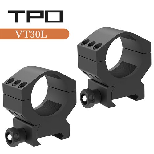 TPO 30mm Picatinny Scope Rings Heavy-Duty 30mm Scope Mount for Picatinny Rail (Low Profile) VT30L