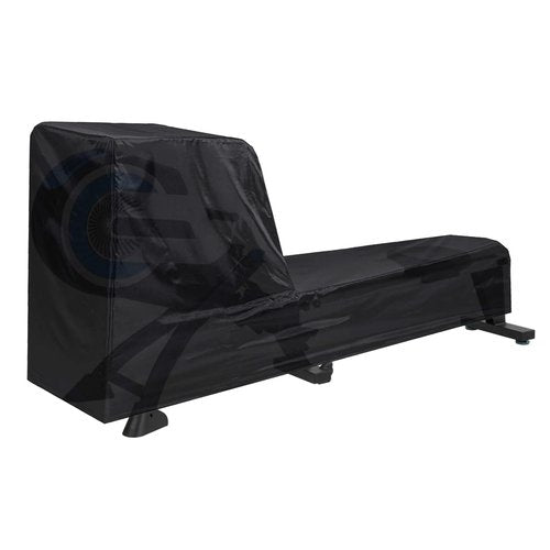 Fitness Rowing Machine Dust Cover 210D Oxford Fabric 95" x 24" x 40" Black Rowing Waterproof Machine Cover Fitness Equipment Protector