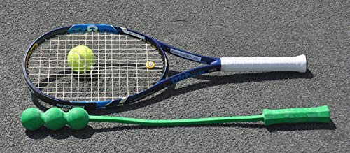 Tennis Serve Trainer with 3 Balls - Swing & Serve Practice Tool