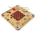 Carrom Board Game Set - Large Family Game Table with 85+ Games, Durable Wood Frame