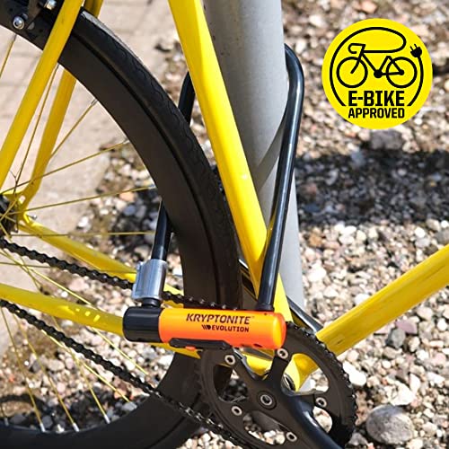 Kryptonite Evolution Long Shackle Bike U-Lock - New-U 2017 | 14mm Steel Bicycle Lock